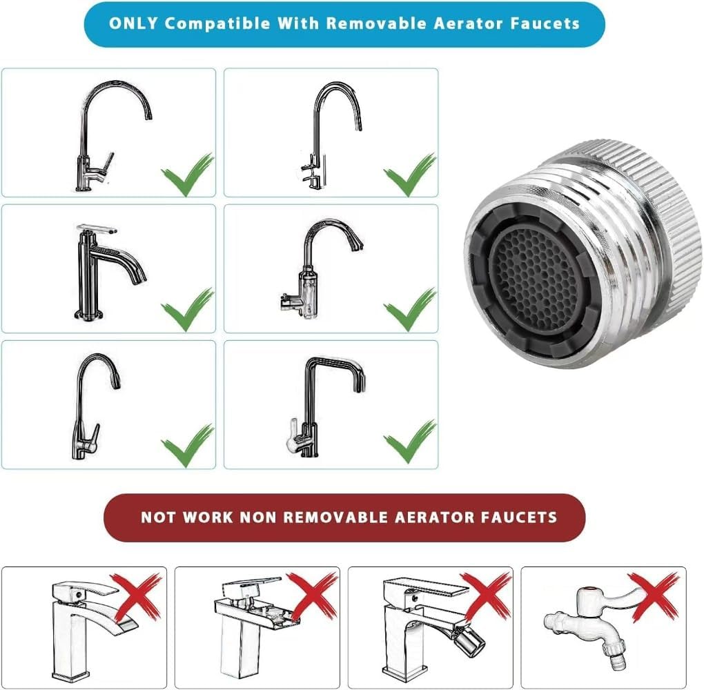 Yorkplace adapter compatibility suits kitchen and bathroom fixtures