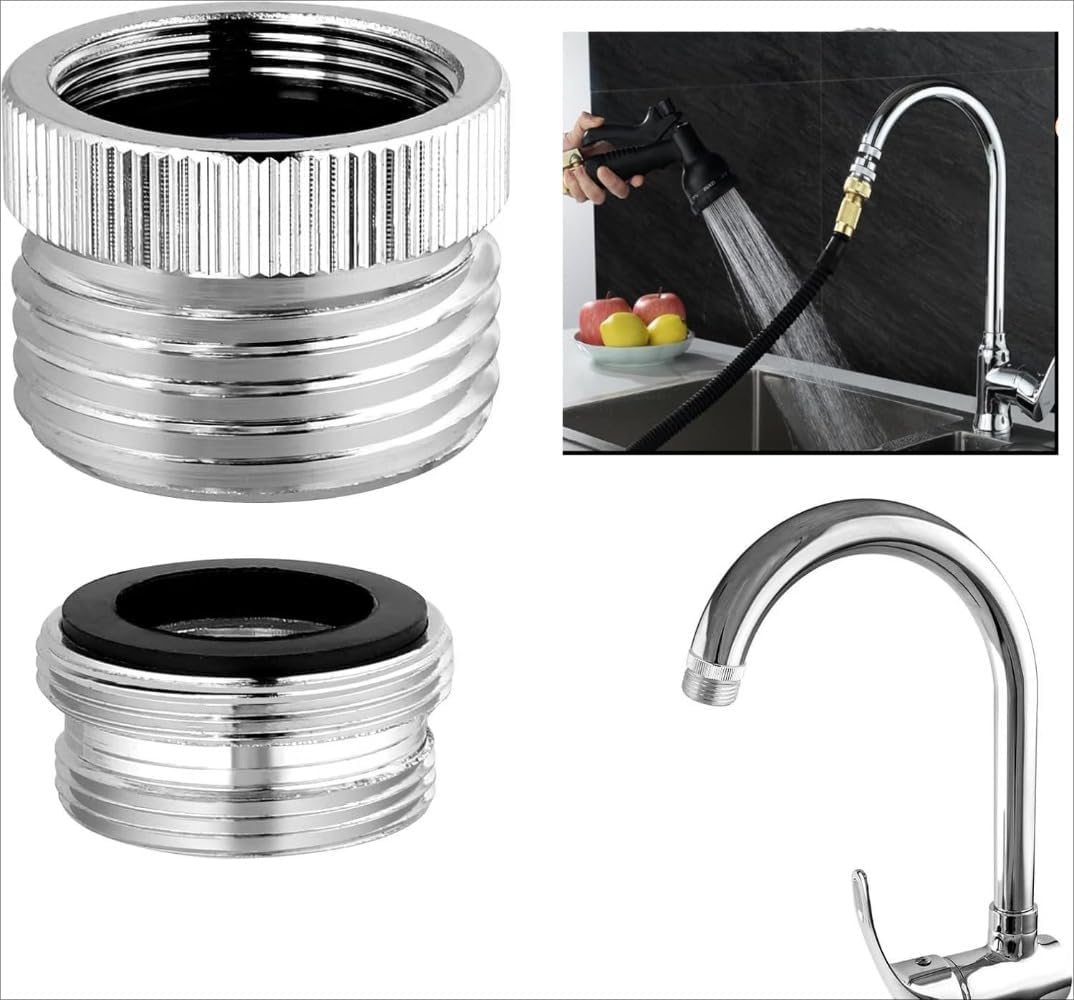 Yorkplace garden hose watering with adapter enables versatile outdoor tasks