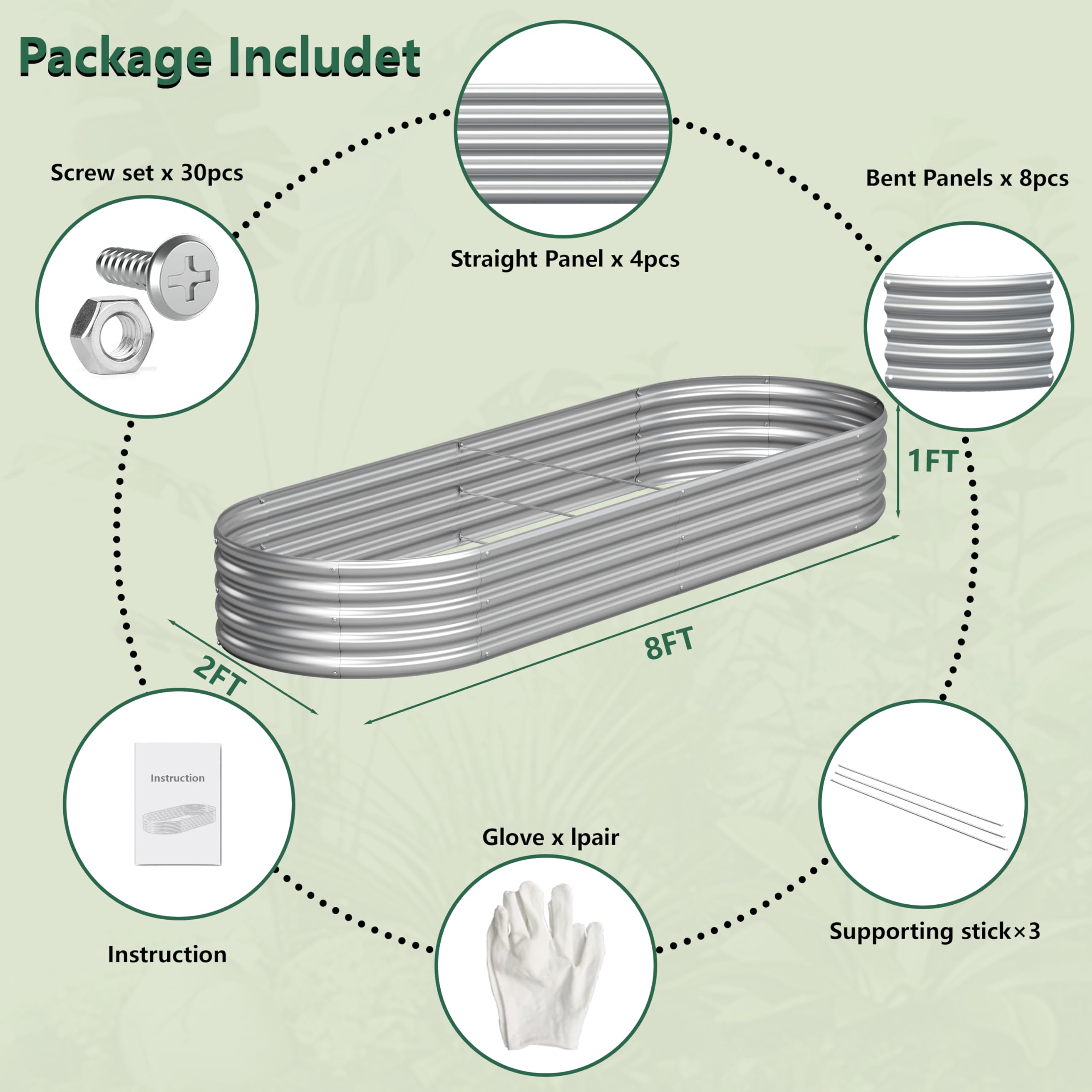 Yortrek easy-assembly design illustrating tool-free setup and quick garden readiness.