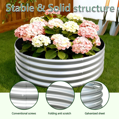 Yortrek large outdoor planter ideal for vegetables, herbs, and flowers