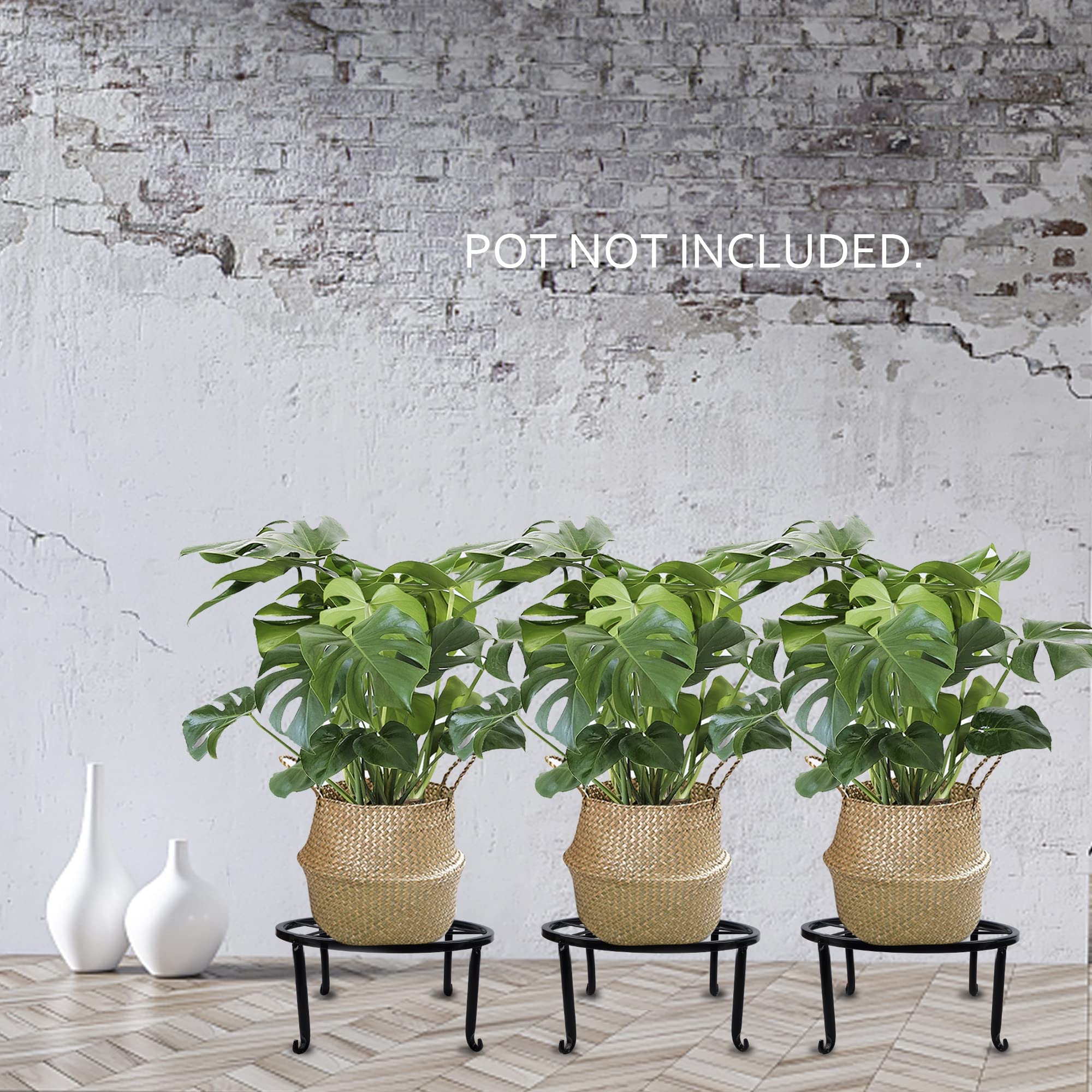 yosager stand supports up to 35 pounds for heavy pots and planters