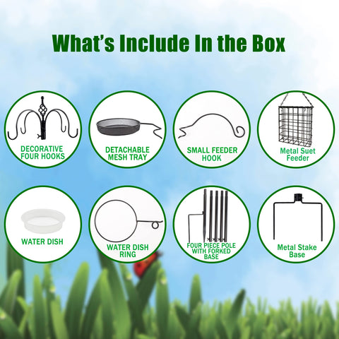 yosager seed and water trays are large and easy to fill and clean.
