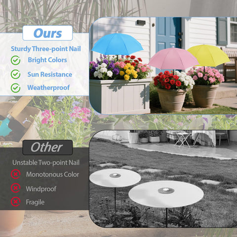 YOSN adjustable-height umbrellas tailored shade for seedlings and pots
