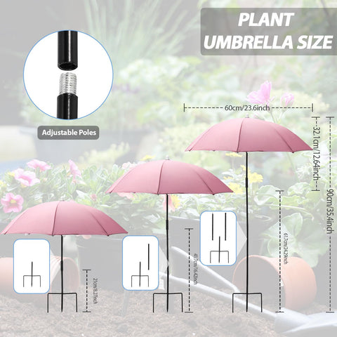 YOSN plant umbrella yellow cover brightens garden while blocking sun