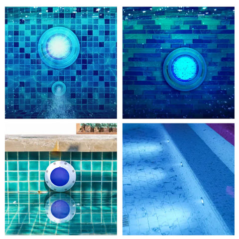 YOSUPV creates day and night pool ambiance with blue or red.