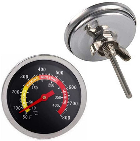 YOTOM BBQ thermometer with a 2-inch dial for quick temps while grilling.