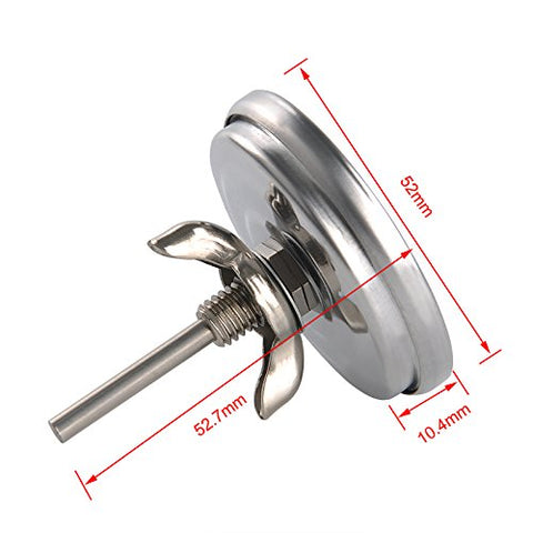 YOTOM easy-install thermometer on grill or oven panel.