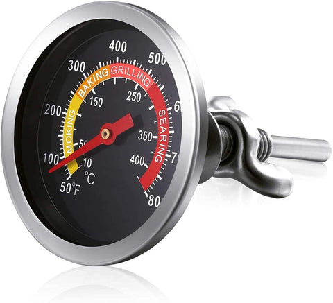 YOTOM smoker thermometer face provides clear readings during slow smoking.