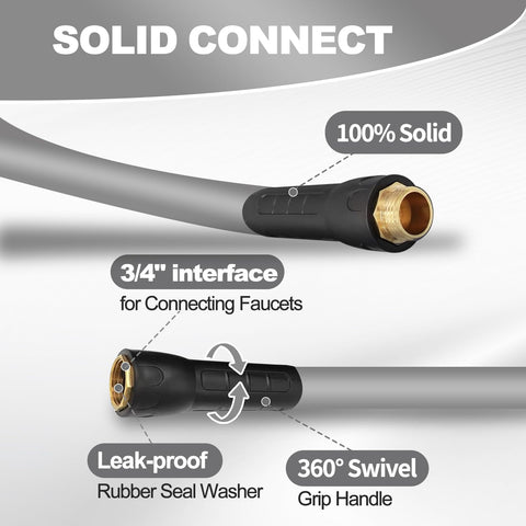 YOTOO solid brass 3/4 GHT fittings demonstrated for durable, leak-free flow.