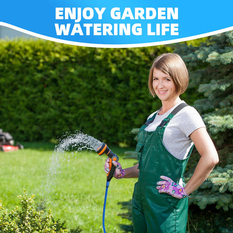 YOTOO garden hose in use for lawn care and cleaning
