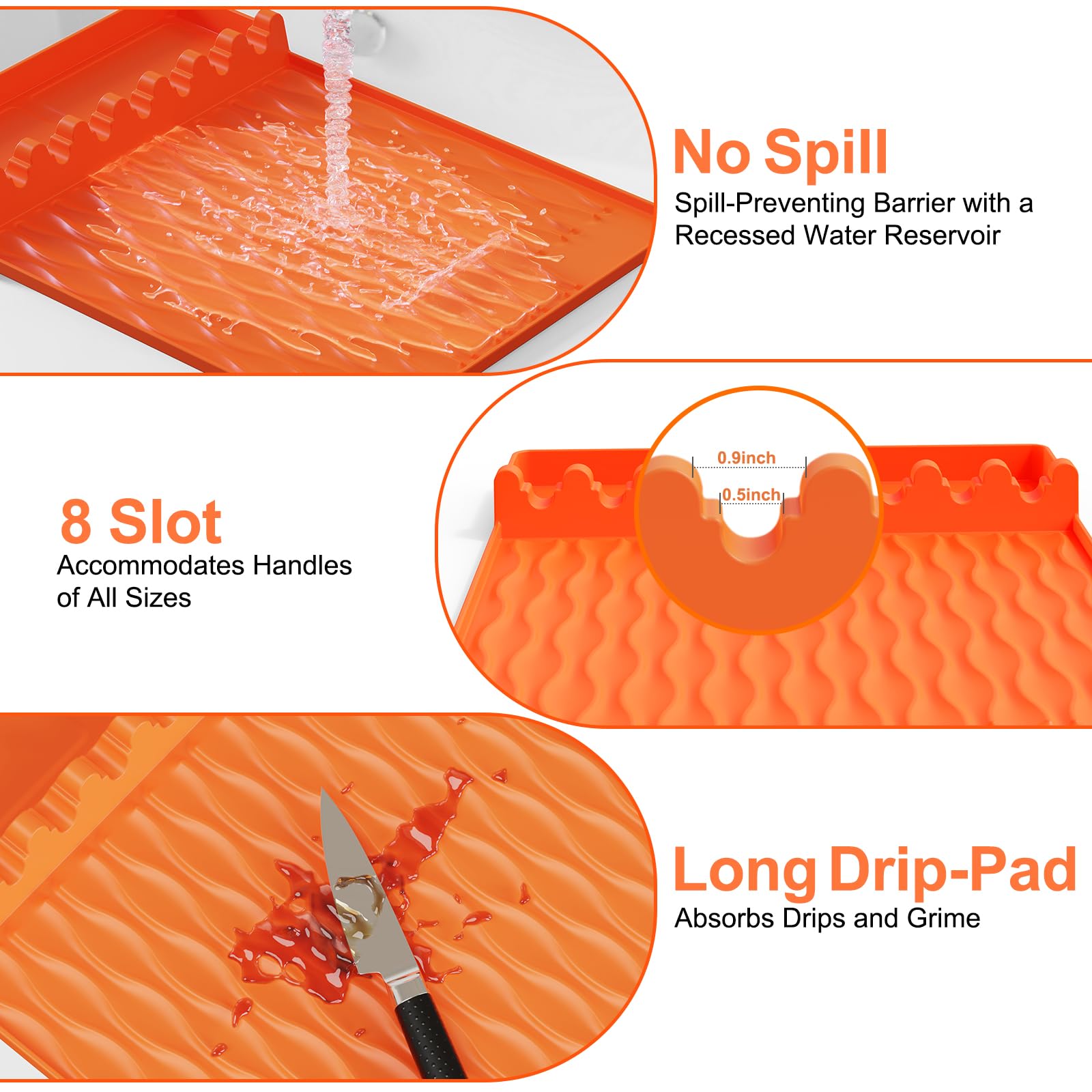 YOUCHENGZHIFAN griddle mat keeps countertops tidy and free from clutter.
