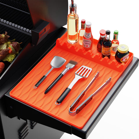 YOUCHENGZHIFAN silicone griddle tool mat, large size keeps utensils organized on the Blackstone.