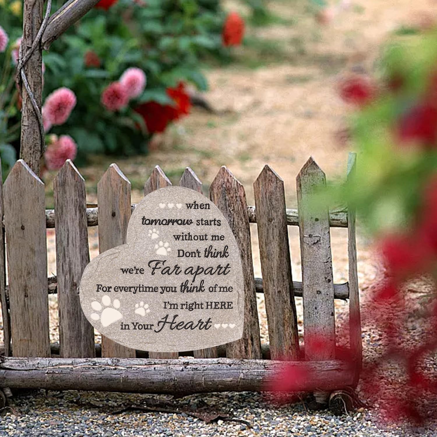 Youdear Memorials blue gift packaging memorial stone, suitable for gifting with condolences.