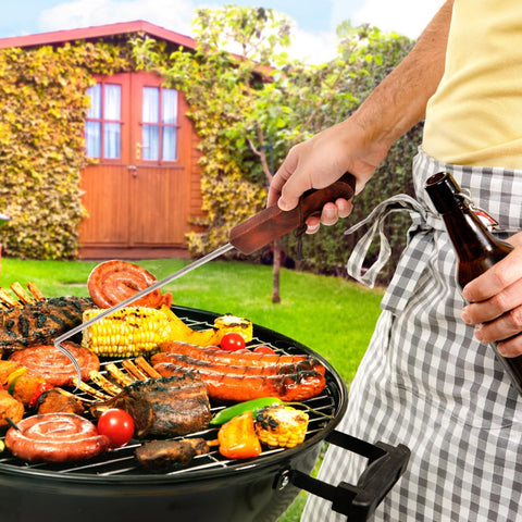 Youeon dishwasher-safe design simplifies cleanup after barbecues.