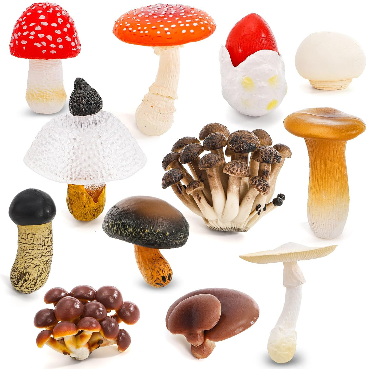 Youeon fly agaric mushroom figurine for fairy garden decor and whimsical touches.