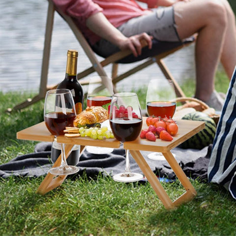 Youeon versatile outdoor table for picnics and beaches