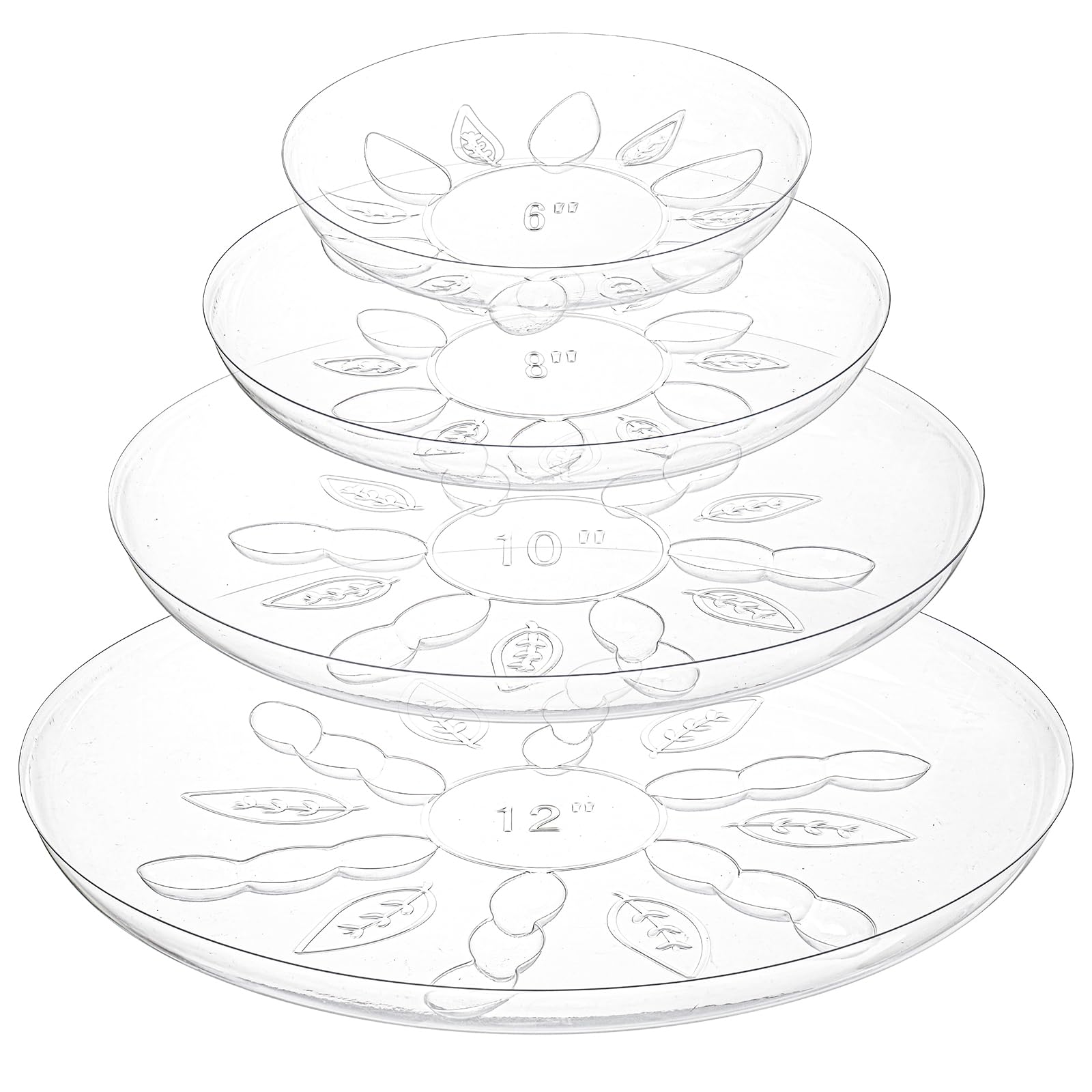 YOUEON petal-shape base tray complements any planter style.