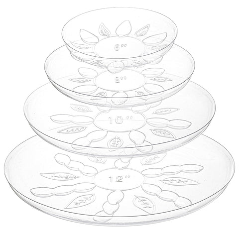 YOUEON petal-shape base tray complements any planter style.