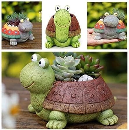 Youfui mini bonsai pot in turtle style offers compact display options