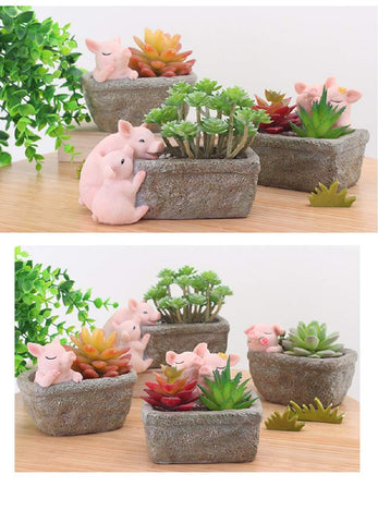 Youfui pig gift packaging idea for gardeners.