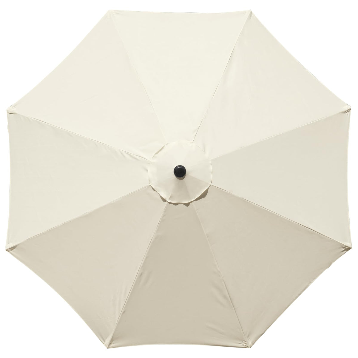 YOUGE OUTDOOR 10ft beige canopy top for 8-rib umbrellas, durable shade solution.