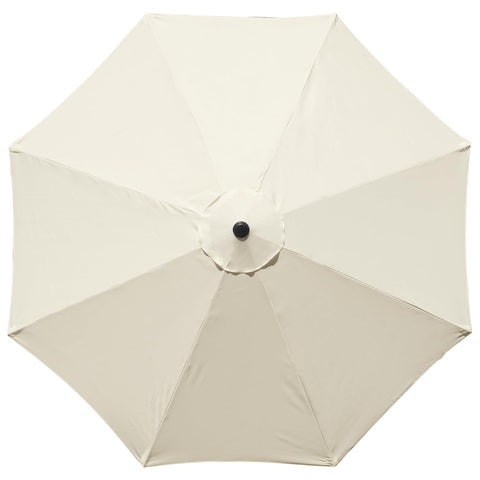YOUGE OUTDOOR 10ft beige canopy top for 8-rib umbrellas, durable shade solution.