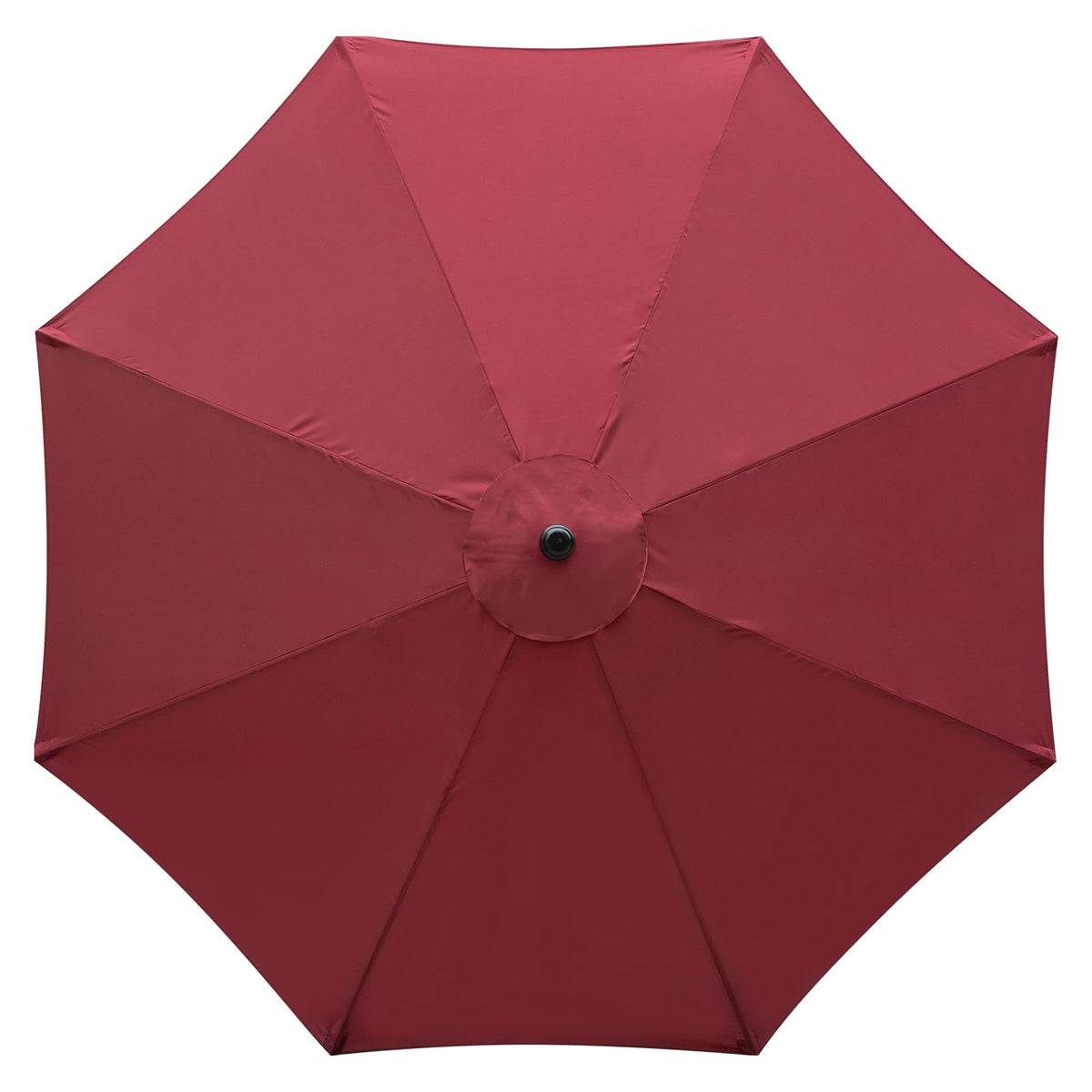 YOUGE OUTDOOR 10ft burgundy canopy for 8-rib umbrella offers durable shade and UV protection.