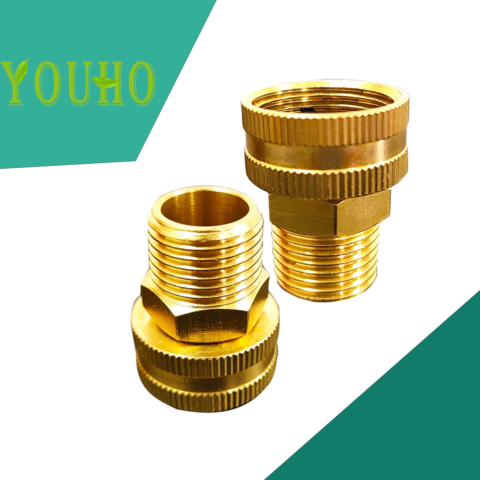 YOUHO brass-hose-connector-rubber-pad creates secure, sealed taps.