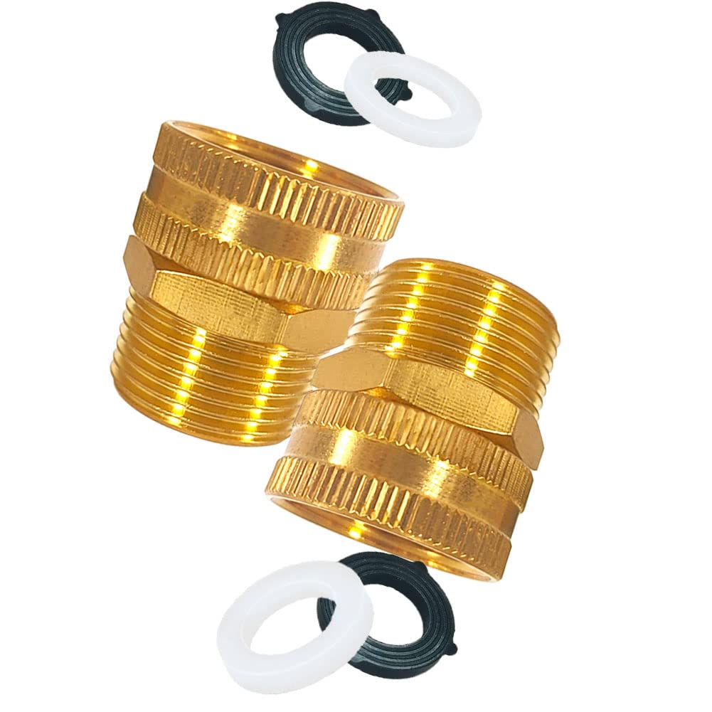YOUHO brass-hose-fitting-2pc provides durable, leak-free garden connections.