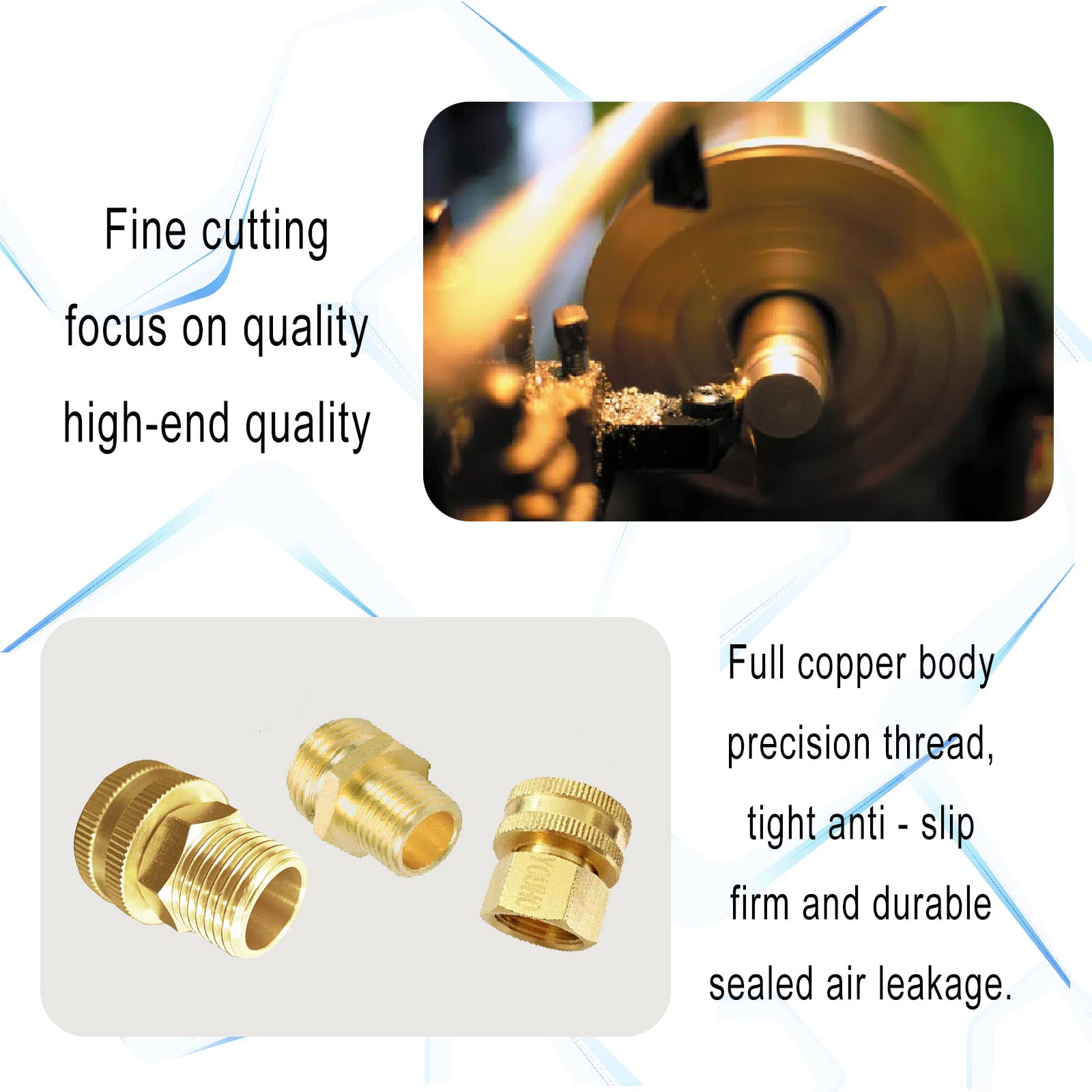 YOUHO rust-resistant-brass-hose-connector delivers long-lasting outdoor performance.
