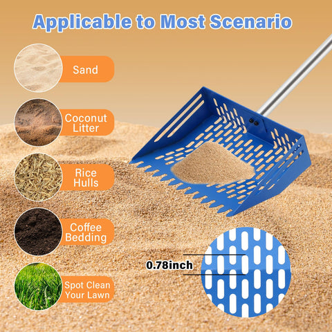 Youjoitim built-in rake screws on quickly for fast transitions