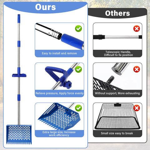 Youjoitim easy-cleaning litter sifter suitable for coop or garden uses