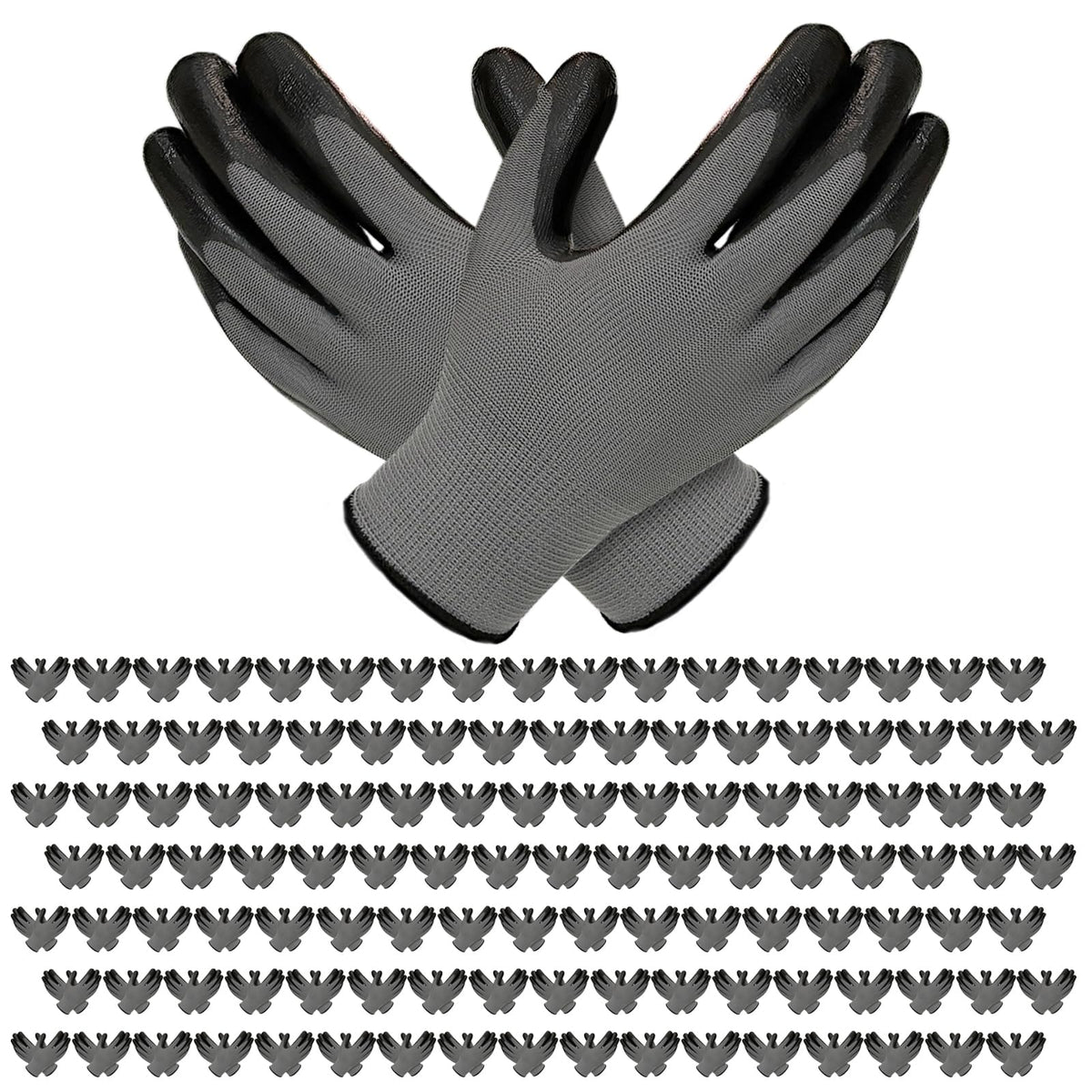 YOUKE OLA 120-pair garden gloves pack for versatile gardening tasks