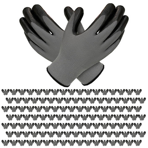 YOUKE OLA 120-pair garden gloves pack for versatile gardening tasks