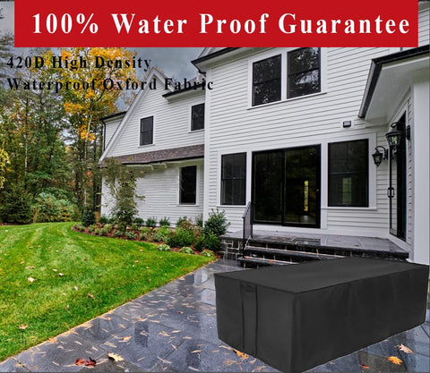 Youlvy fire pit cover with air vents to prevent moisture buildup