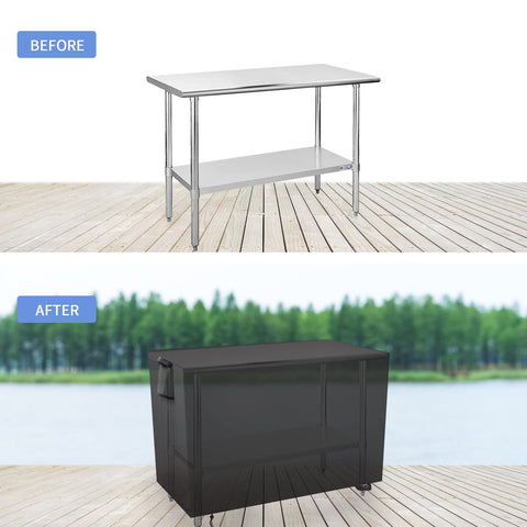 Youlvy vented design promotes airflow over the 60-inch table surface