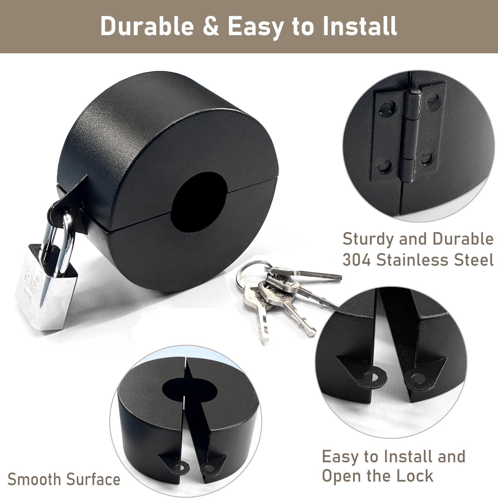 Young Dance lock cylinder compatible with padlocks for secure access