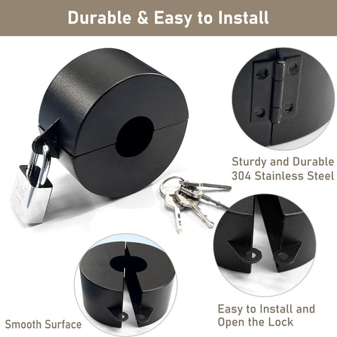 Young Dance lock cylinder compatible with padlocks for secure access