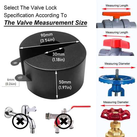 Young Dance valve lock on spigot demonstrates anti-theft protection
