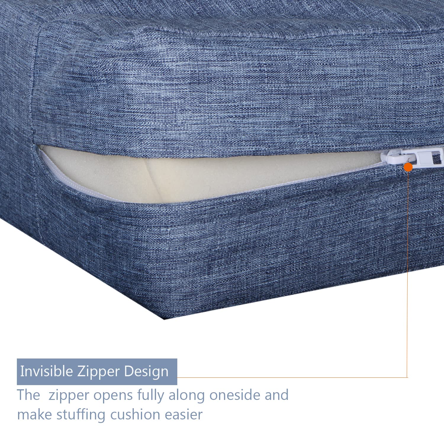 youngseahome 4-pack replacement covers for standard 24x24 cushions
