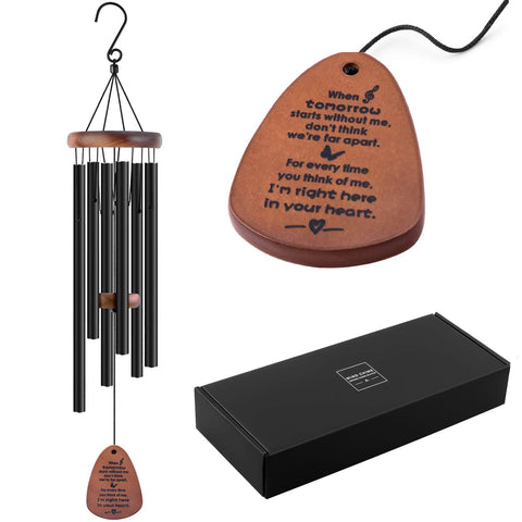 YOUNTASY Sympathy Wind Chimes, 32-inch hanging, create soothing memories in the garden.