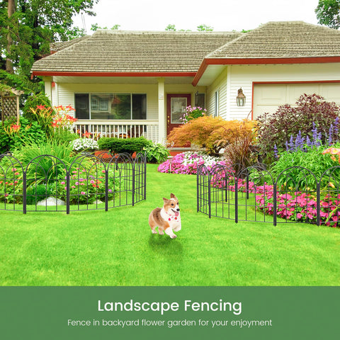 The Youpehom 19 piece fence kit with included stakes offers versatile setup.