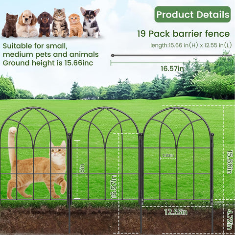 The Youpehom no dig installation simplifies setting up a quick pet safe perimeter.