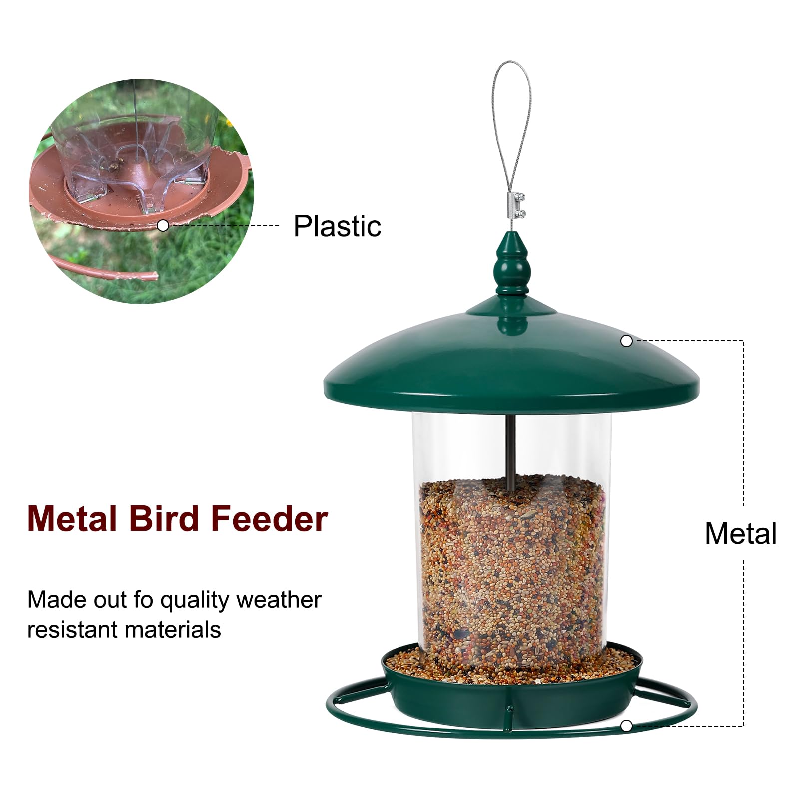 Youvip drainage holes prevent water buildup, preserving seed quality.