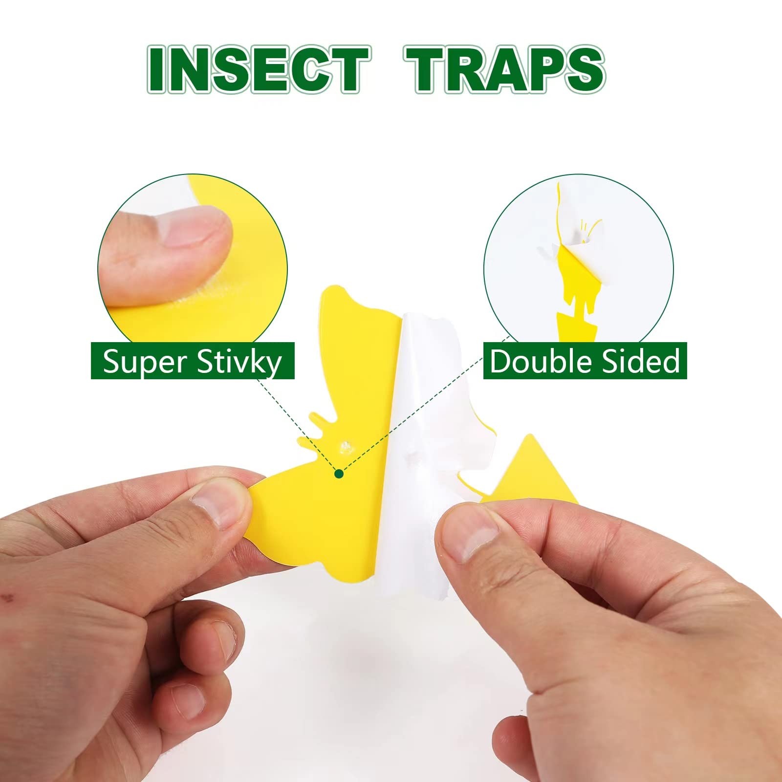 YourDaDa sunflower trap blends with decor while catching gnats.