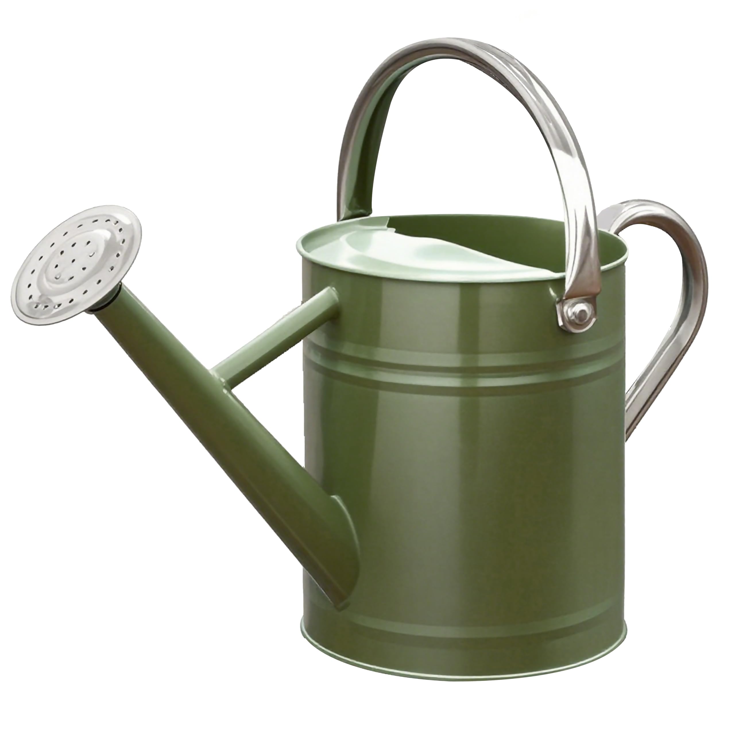 Yourjoy emerald-green metal watering can for precise indoor and outdoor watering.
