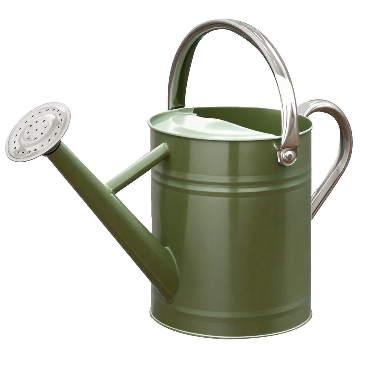 Yourjoy emerald-green metal watering can for precise indoor and outdoor watering.
