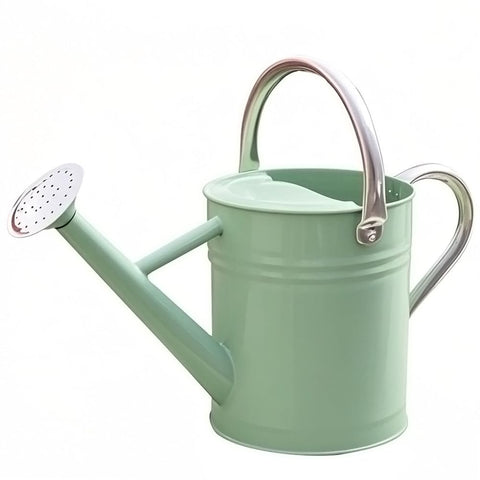 yourjoy metal watering can with durable 1 gallon capacity for garden use