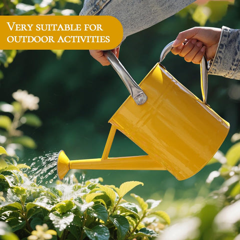yourjoy Metal Watering Can removable spout steady stream precise watering for delicate plants