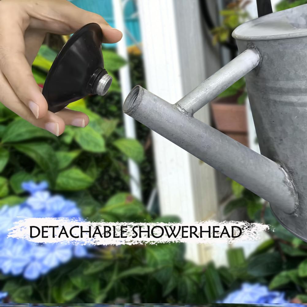 Yourjoy watering can beside indoor plants ideal for balcony use.